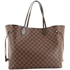 Used Louis Vuitton Neverfull NM Tote Damier GM