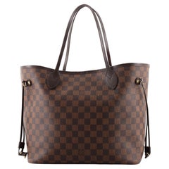 Neverfull leather tote Louis Vuitton Pink in Leather - 38002563