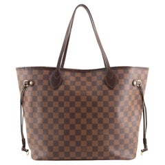 Neverfull leather tote Louis Vuitton Pink in Leather - 33366894