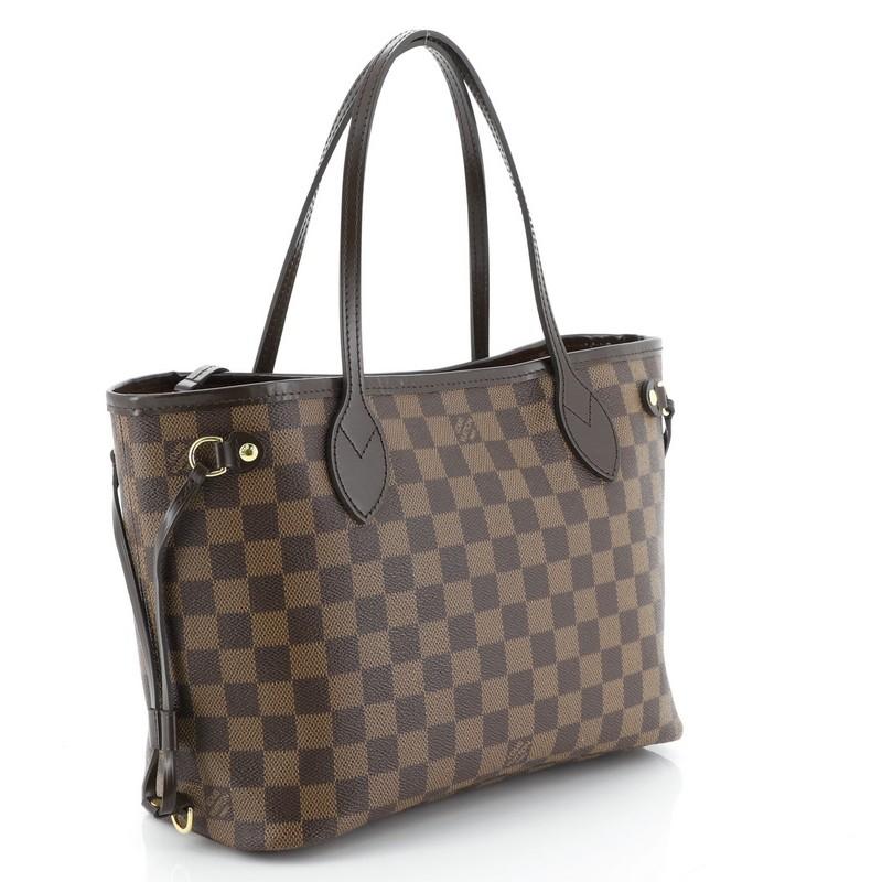 Gray Louis Vuitton Neverfull NM Tote Damier PM