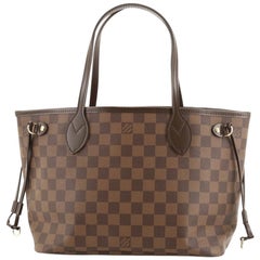  Louis Vuitton Neverfull NM Tote Damier PM