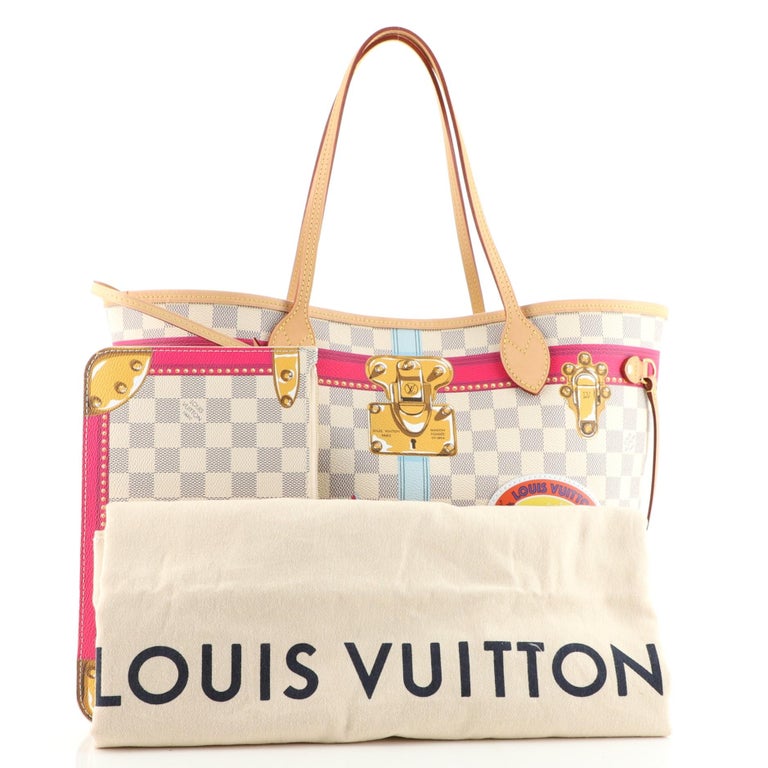 Louis Vuitton Neverfull Pochette Summer Trunks Limited Edition