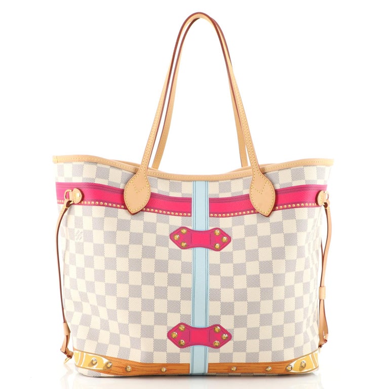 Sold at Auction: A Louis Vuitton 'Hawaii' painted Damier canvas