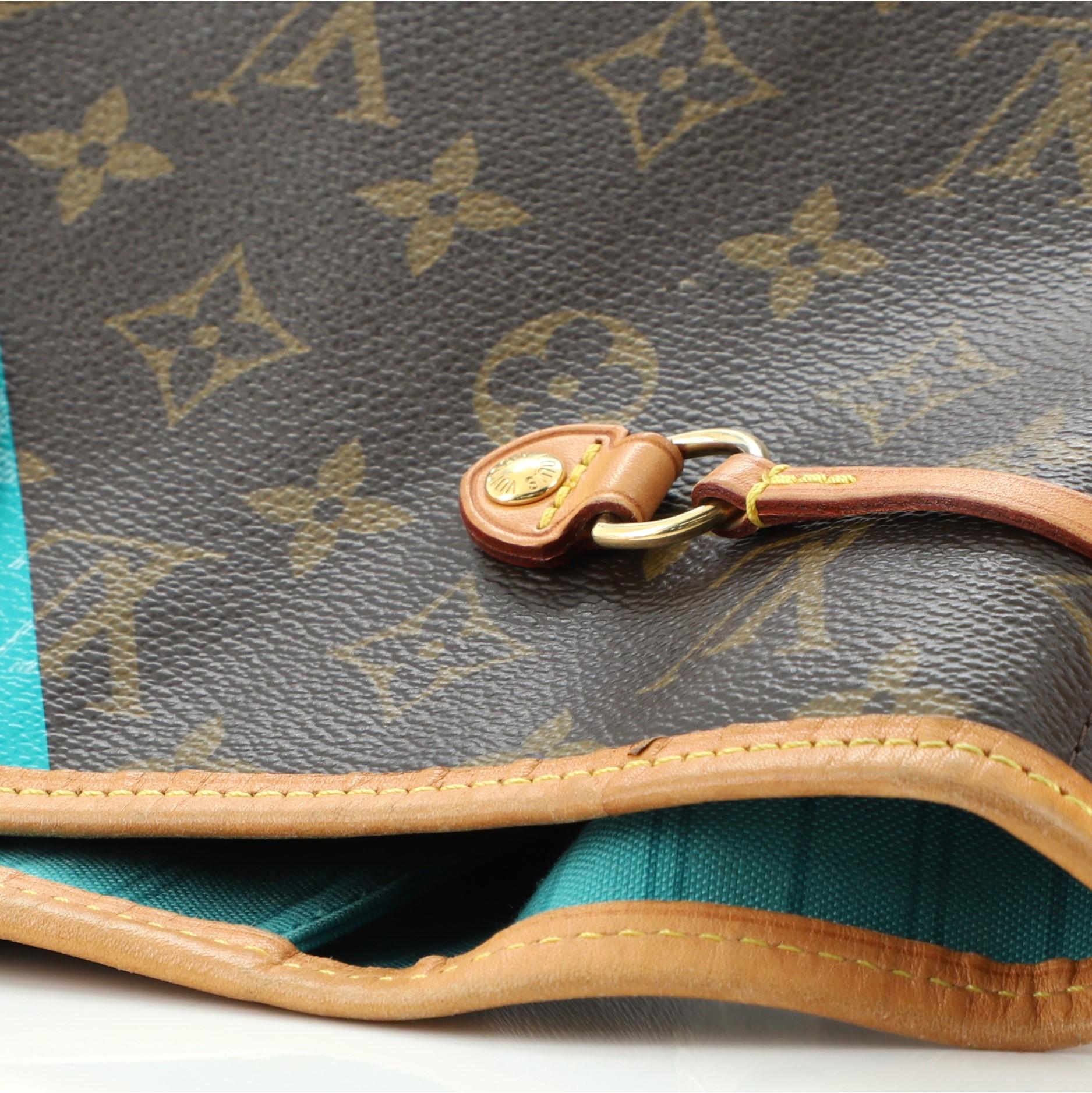 Women's or Men's Louis Vuitton Neverfull NM Tote Limited Edition Cities V Monogram Canvas 