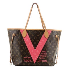 Louis Vuitton Neverfull NM Tote Limited Edition Cities V Monogram Canvas