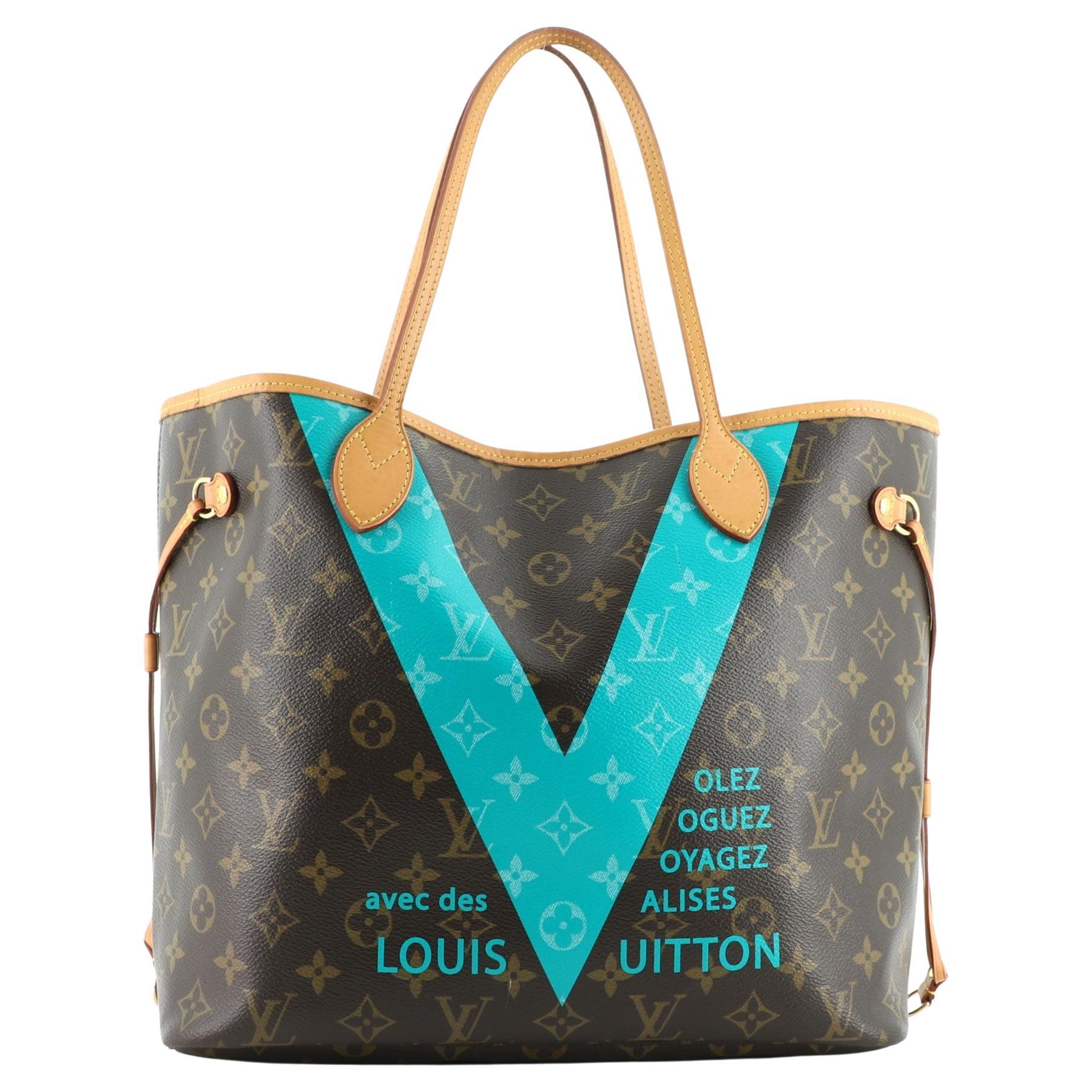 Louis Vuitton Cities Limited Edition 'V' Neverfull Bags released