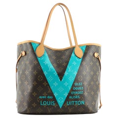 Louis Vuitton Neverfull NM Tote Limited Edition Cities V Monogram Canvas 