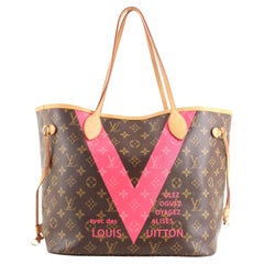 Louis Vuitton Neverfull NM Tote Limited Edition Cities V Monogram Canvas 