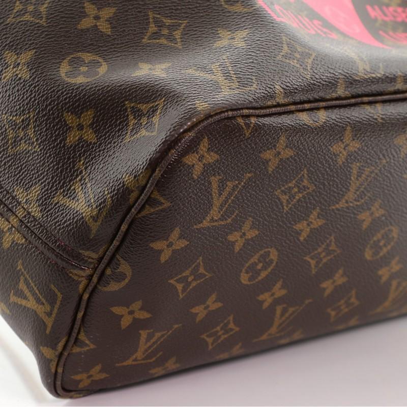 Louis Vuitton Neverfull NM Tote Limited Edition Cities V Monogram Canvas  MM 3