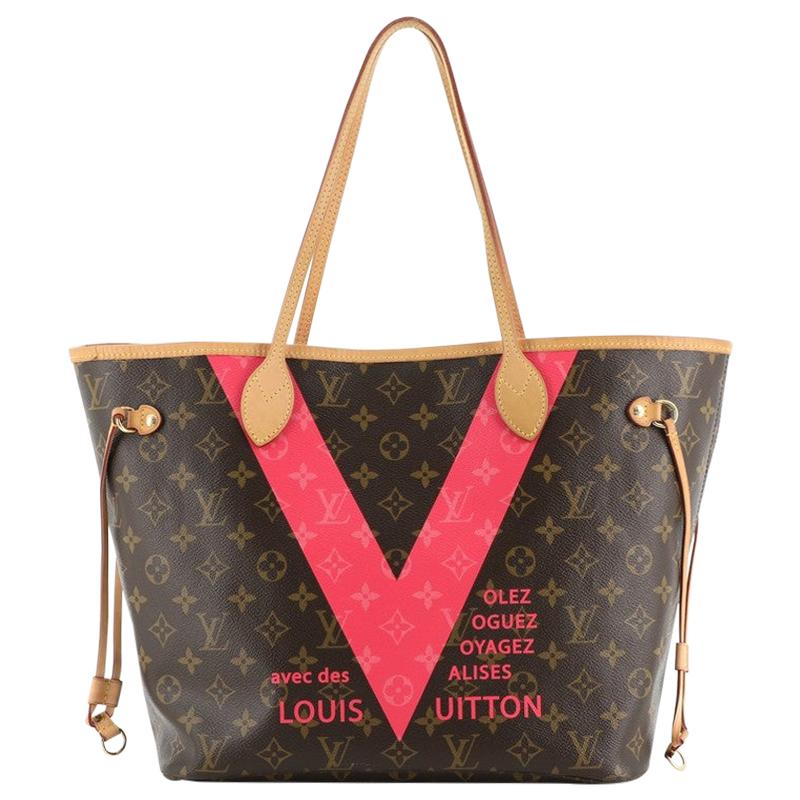 Louis Vuitton Neverfull NM Tote Limited Edition Cities V Monogram Canvas  MM