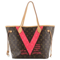 Louis Vuitton Neverfull NM Tote Limited Edition Cities V Monogram Canvas  MM