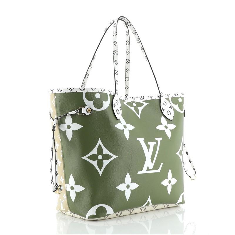 Gray Louis Vuitton Neverfull NM Tote Limited Edition Colored Monogram Giant MM