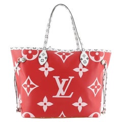 Louis Vuitton Neverfull NM Tote Limited Edition Colored Monogram Giant MM