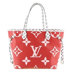 Louis Vuitton Neverfull NM Tote Limited Edition Colored Monogram Giant MM