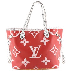 Louis Vuitton Neverfull NM Tote Limited Edition Colored Monogram Giant MM