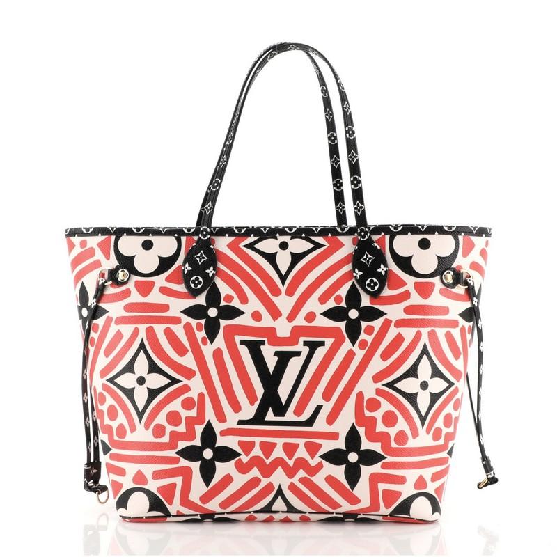 Louis Vuitton Neverfull NM Tote Limited Edition Crafty Monogram Giant In Good Condition In NY, NY