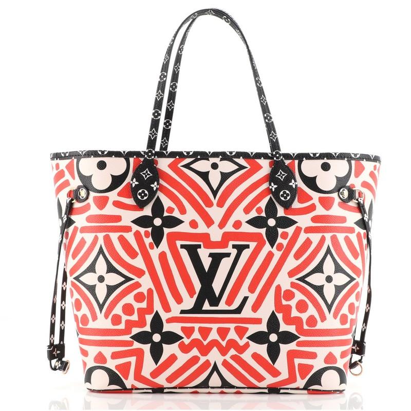 Louis Vuitton Neverfull NM Tote Limited Edition Crafty Monogram Giant MM In Good Condition In NY, NY