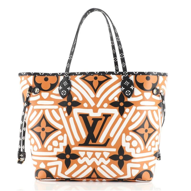 Louis Vuitton Neverfull NM Tote Limited Edition Crafty Monogram Giant MM In Good Condition In NY, NY
