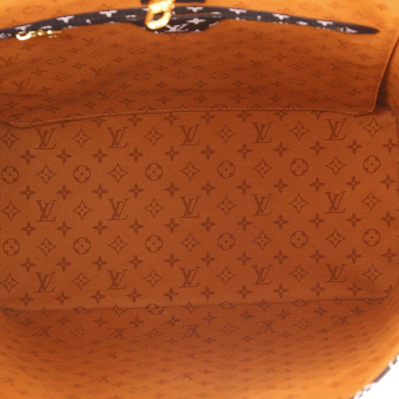 Beige Louis Vuitton Neverfull NM Tote Limited Edition Crafty Monogram Giant MM