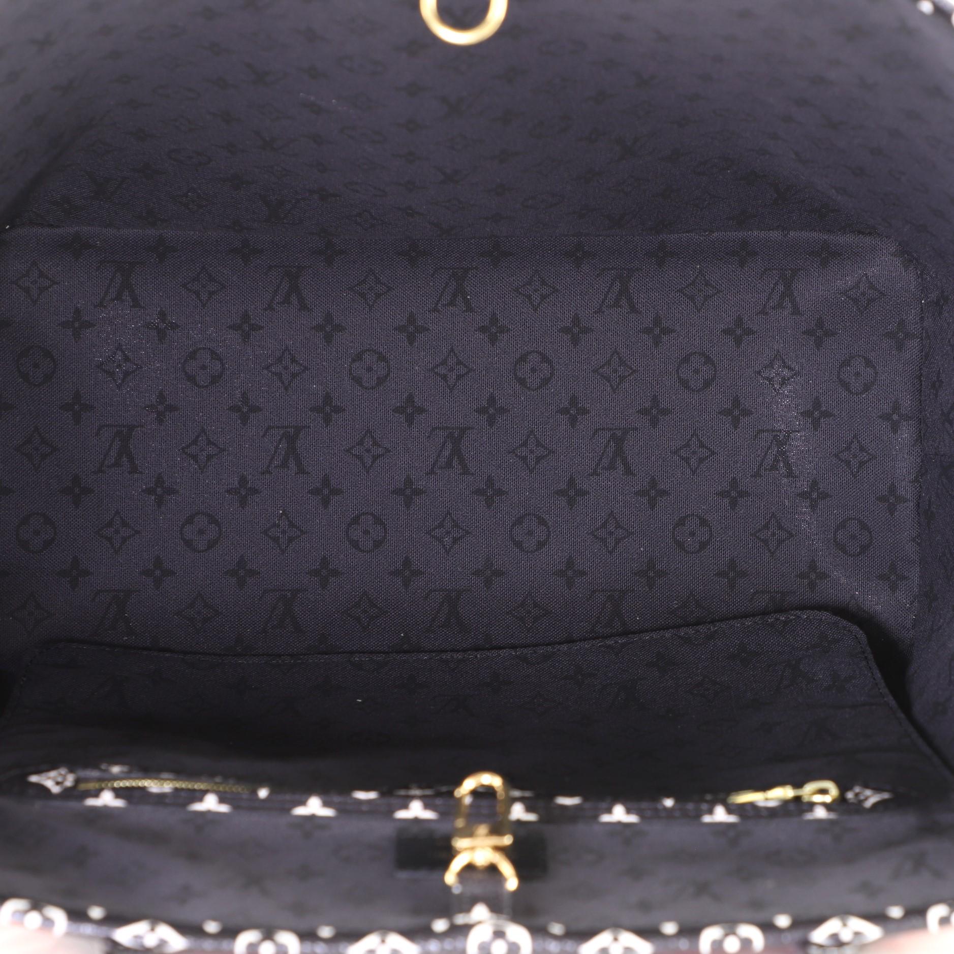 Louis Vuitton Neverfull NM Tote Limited Edition Crafty Monogram Giant MM In Good Condition In NY, NY