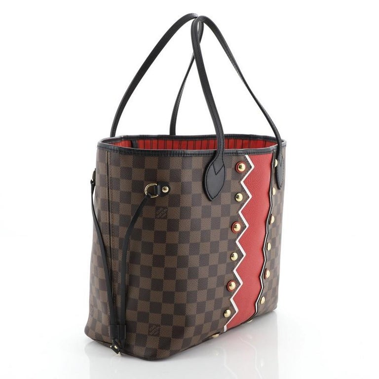 Louis Vuitton Neverfull NM Tote Limited Edition Damier Karakoram MM For Sale at 1stdibs