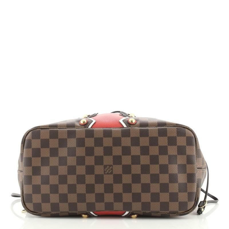 Louis Vuitton Neverfull NM Tote Limited Edition Damier Karakoram MM In Good Condition In NY, NY