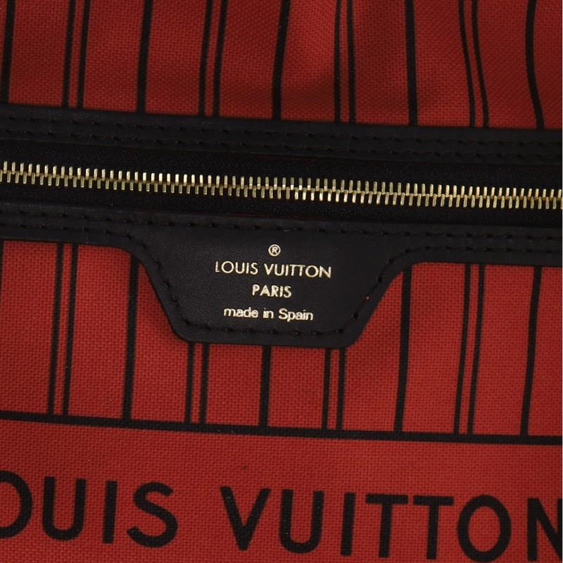 Louis Vuitton Neverfull NM Tote Limited Edition Damier Karakoram MM 3