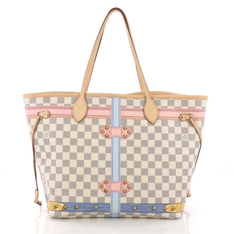 Louis Vuitton Neverfull NM Tote Limited Edition Damier Summer Trunks MM at 1stdibs