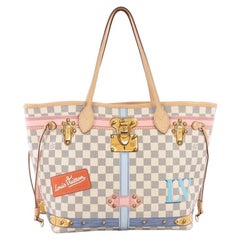 Louis Vuitton Neverfull NM Tote Limited Edition Damier Summer Trunks MM