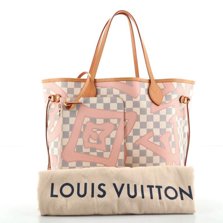 Louis Vuitton Damier Azur Tahitienne Neverfull Pochette