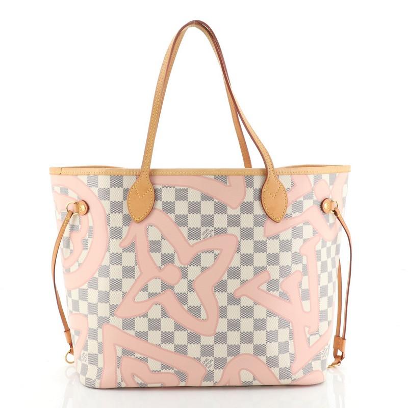 Louis Vuitton Neverfull NM Tote Limited Edition Damier Tahitienne MM In Good Condition In NY, NY