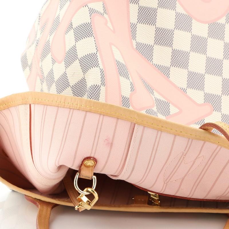 Louis Vuitton Neverfull NM Tote Limited Edition Damier Tahitienne MM 4
