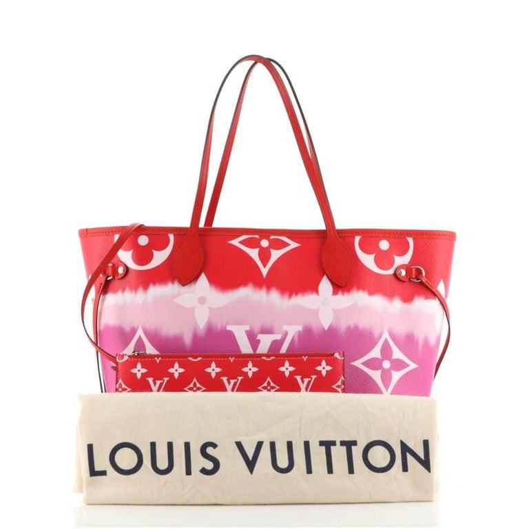 Louis Vuitton Escale Pastel Pink Neverfull MM Without Pochette, Mint  Condition