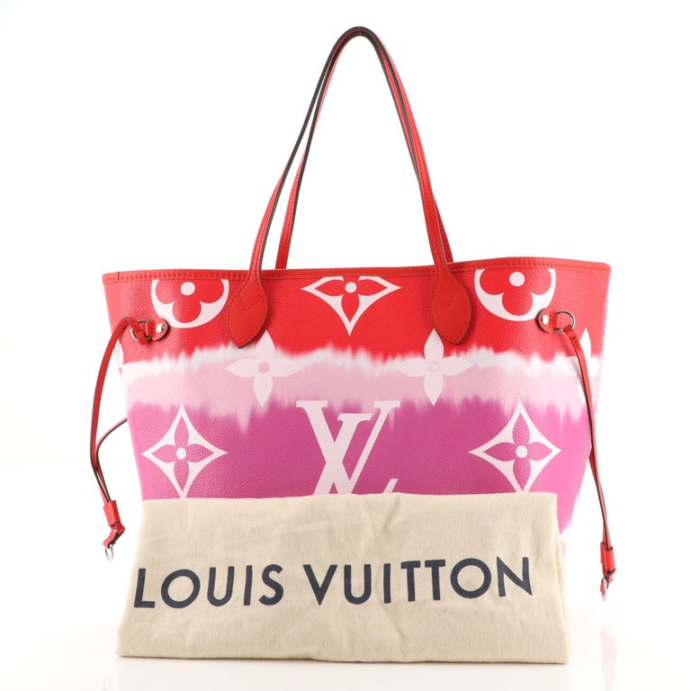 Louis Vuitton Monogram Escale Neverfull MM Pastel Set - A World Of