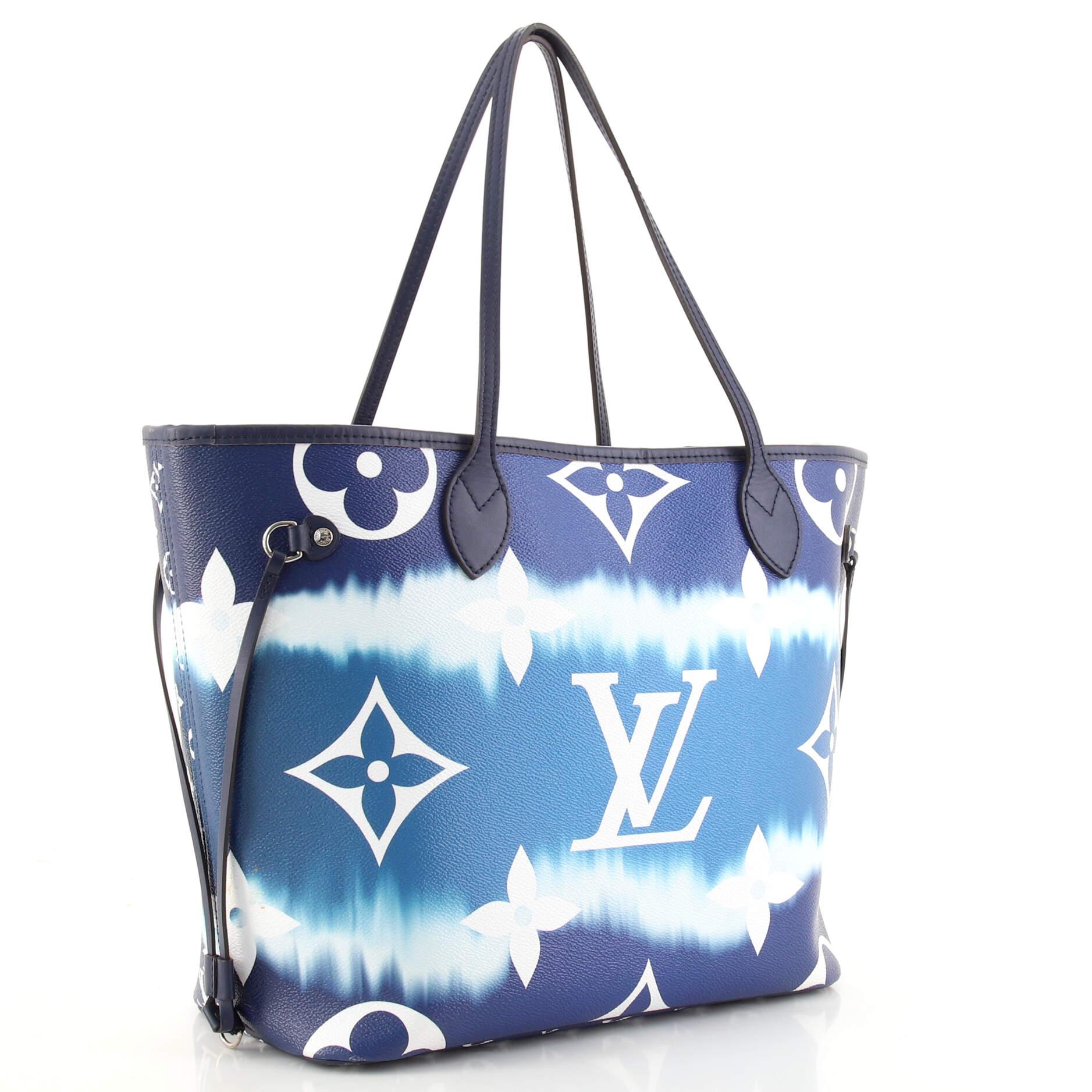 Louis Vuitton Neverfull NM Tote Limited Edition Escale Monogram Giant MM In Good Condition In NY, NY