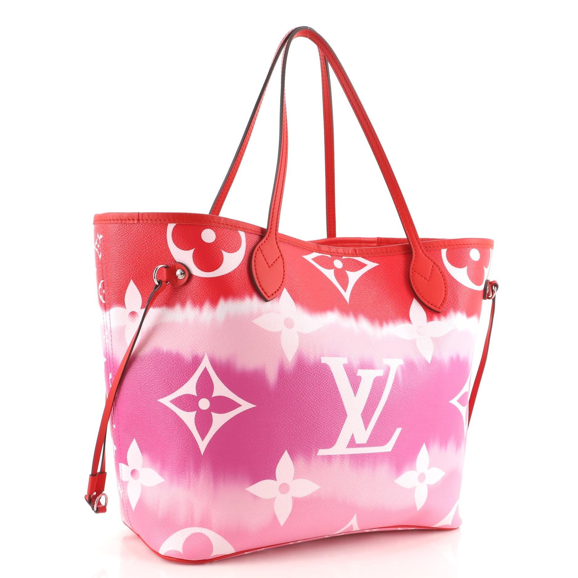 Louis Vuitton Neverfull NM Tote Limited Edition Escale Monogram Giant MM In Good Condition In NY, NY
