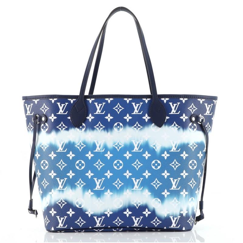 Louis Vuitton Neverfull NM Tote Limited Edition Escale Monogram Giant MM In Good Condition In NY, NY