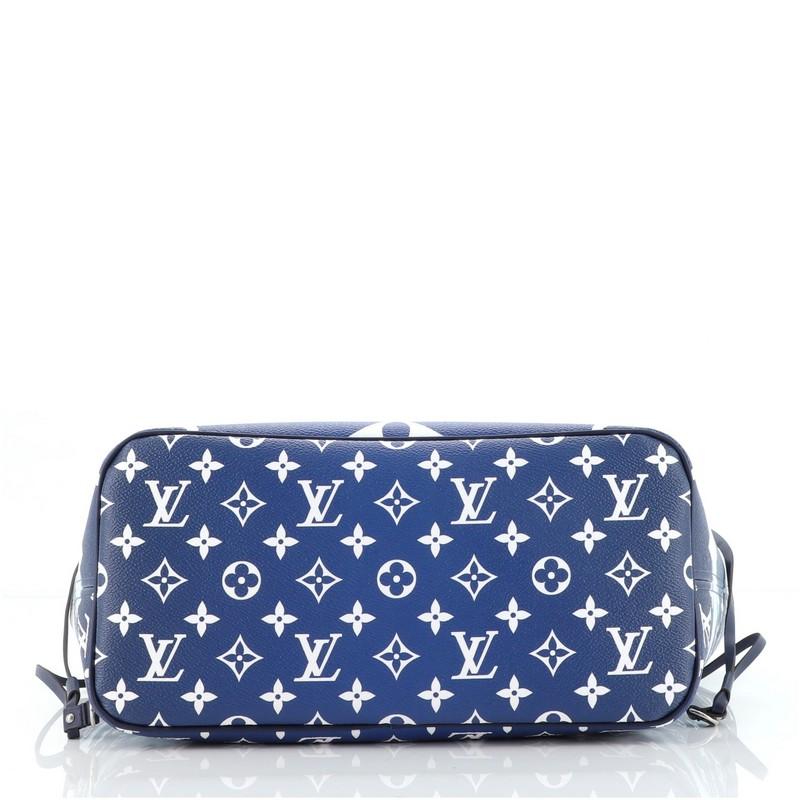 Women's or Men's Louis Vuitton Neverfull NM Tote Limited Edition Escale Monogram Giant MM