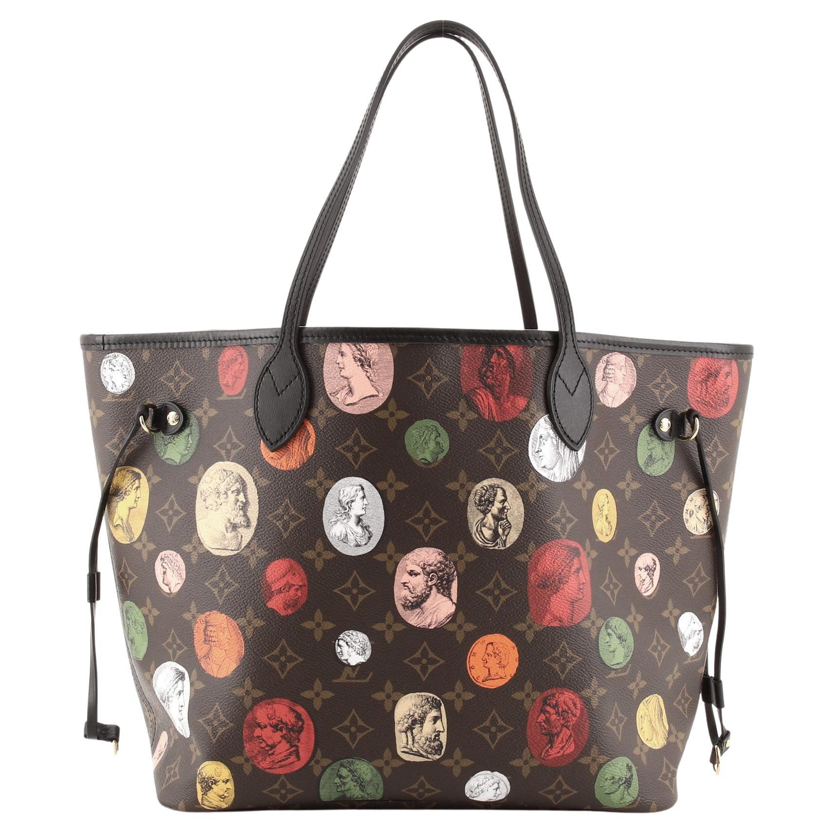 Louis Vuitton Neverfull NM Tote Limited Edition Fornasetti Cameo Monogram Canvas