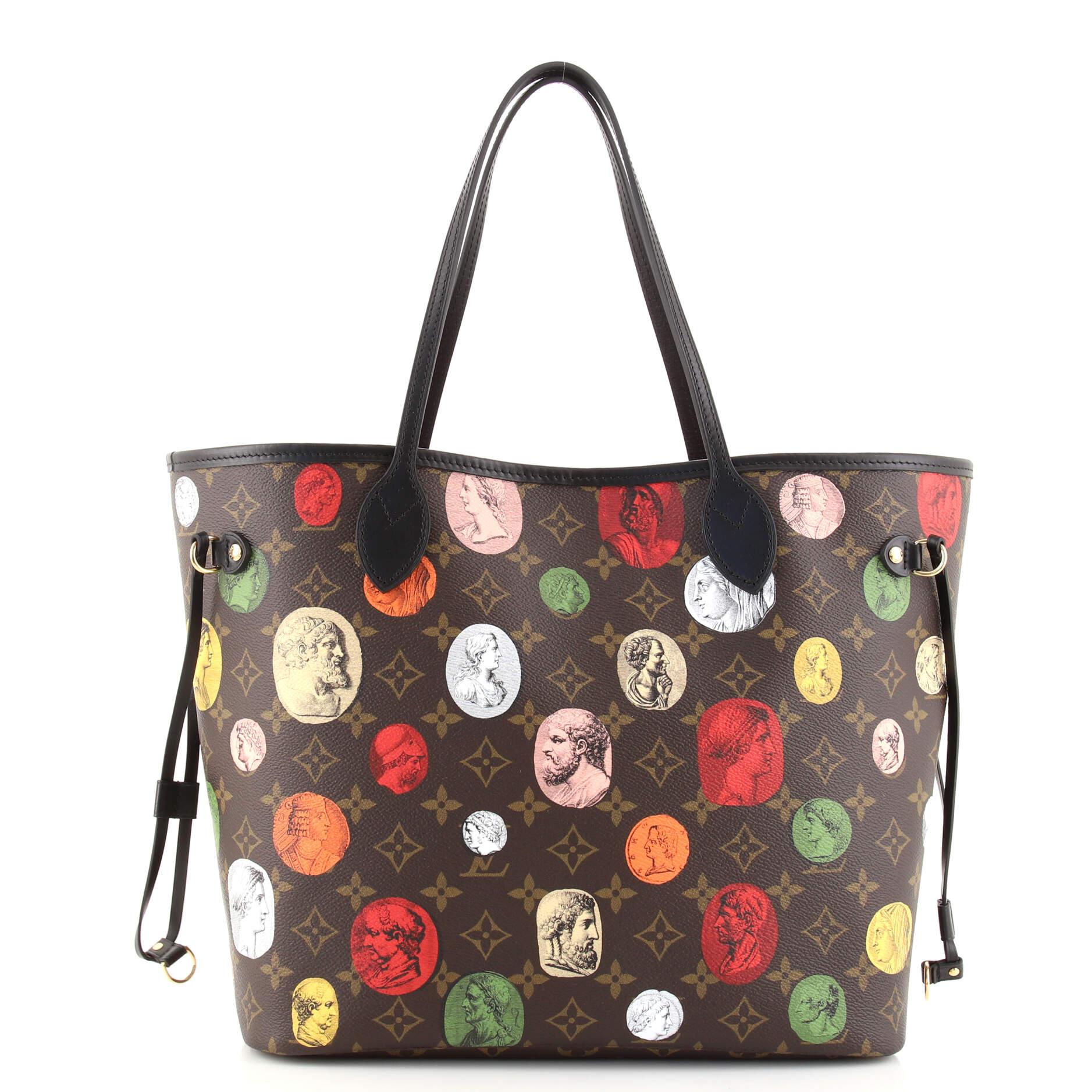 Louis Vuitton Neverfull NM Tote Limited Edition Fornasetti Cameo Monogram In Good Condition In NY, NY