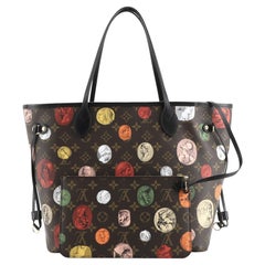 Sac cabas Neverfull NM Louis Vuitton en édition limitée avec monogramme camée Fornasetti