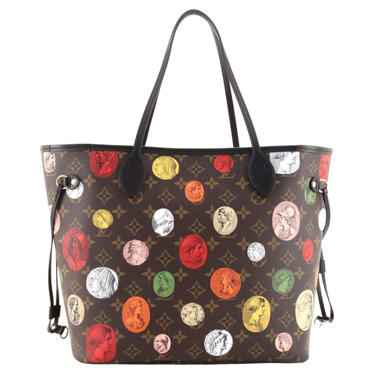 New Louis Vuitton Limited Edition Fornasetti Neverfull Tote Bag in