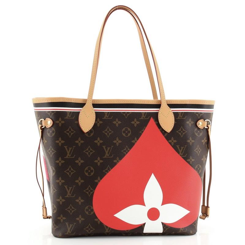 Black Louis Vuitton Neverfull NM Tote Limited Edition Game On Monogram Canvas M