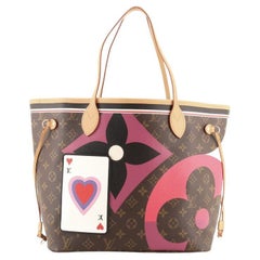 Louis Vuitton Neverfull NM Tote Limited Edition Game On Monogram Canvas MM