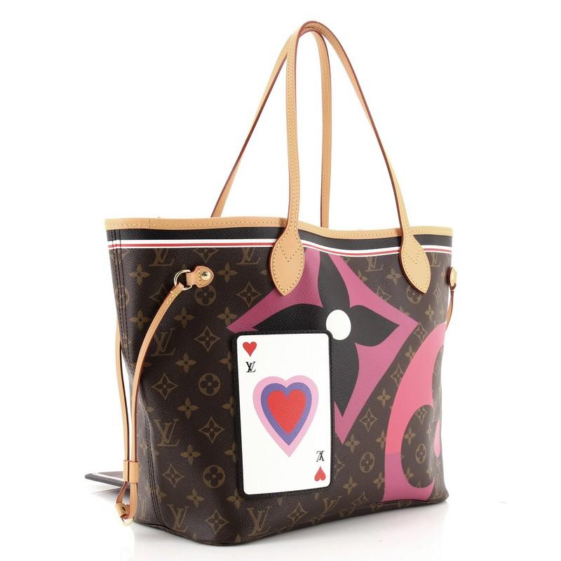 Black Louis Vuitton Neverfull NM Tote Limited Edition Game On Monogram MM
