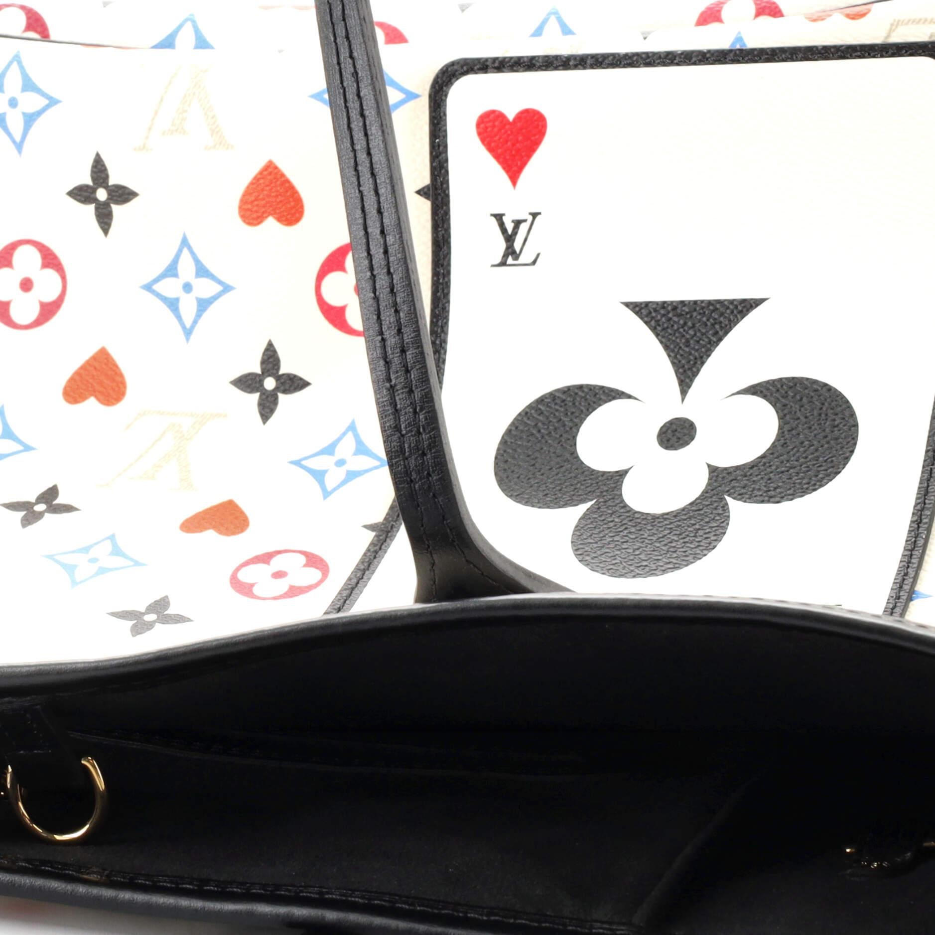Louis Vuitton Neverfull NM Tote Limited Edition Game On Multicolor Monogr In Good Condition In NY, NY