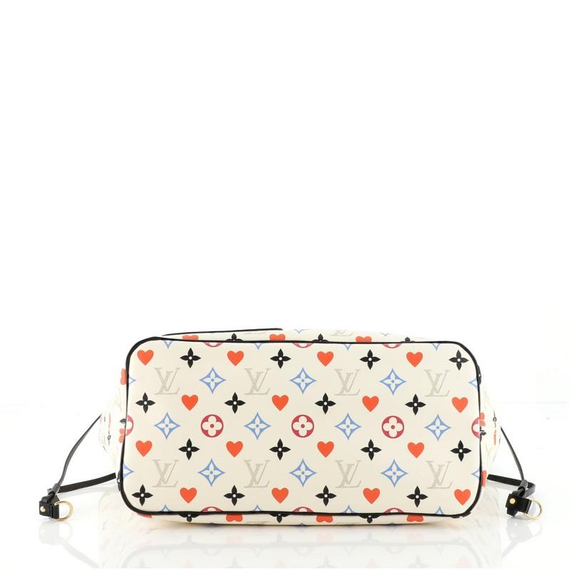 Louis Vuitton Neverfull NM Tote Limited Edition Game On Multicolor Monogram MM In Good Condition In NY, NY