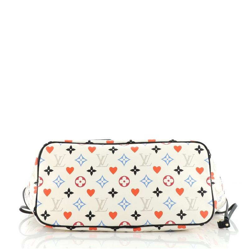 Louis Vuitton Neverfull NM Tote Limited Edition Game On Multicolor Monogram MM In Good Condition In NY, NY