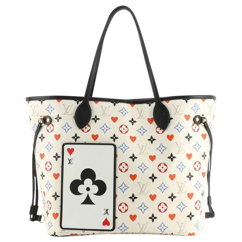 Louis Vuitton Limited Monogram Multicolor Game on Neverfull MM Tote