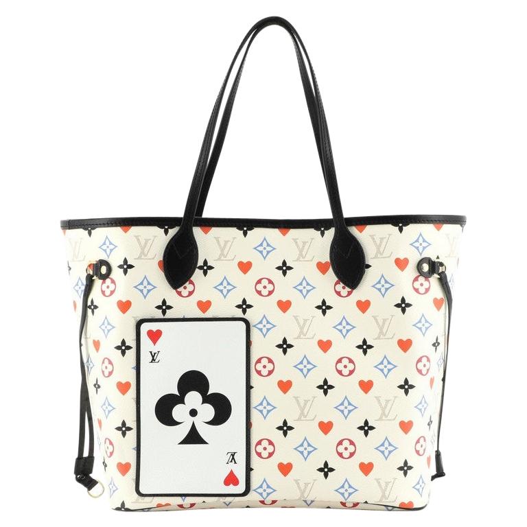 Louis Vuitton Preloved Monogram Neverfull Game on Tote Bag